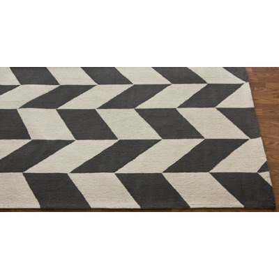 nuLOOM Chelsea Chevron Charcoal Rug