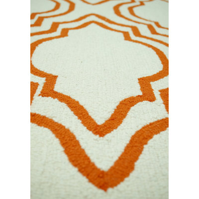 nuLOOM Trellis Orange Moderno Rug