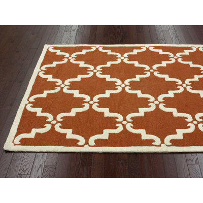 nuLOOM Moderna Pumpkin Trellis Rug