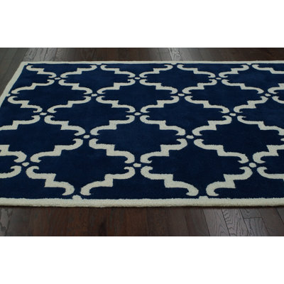 nuLOOM Moderna Navy Trellis Rug