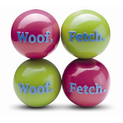 Planet Dog Orbee-Tuff Woof Ball Dog Toy in Green