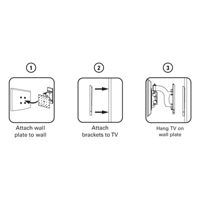 Sanus Classic Series Full-Motion Wall Mount for 26" - 40" Flat-Panel TVs