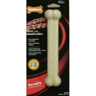 Nylabone Durable Bacon Bone Dog Chew Toy