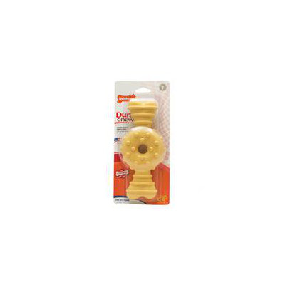 Nylabone Durachew Textured Ring Bone Chicken Dog Toy
