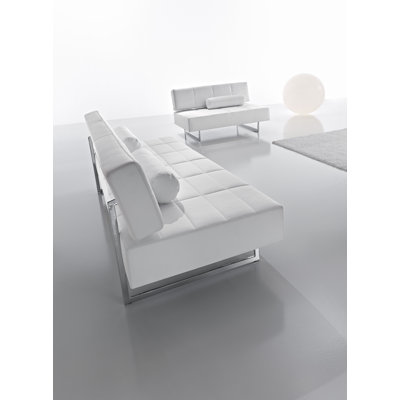 Ciacci Clark Two Seater Sofa in Bright Chrome