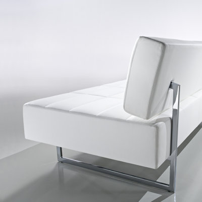 Ciacci Clark Two Seater Sofa in Bright Chrome