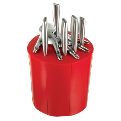 Kitchen Knife Holder in Red (Set of 6)