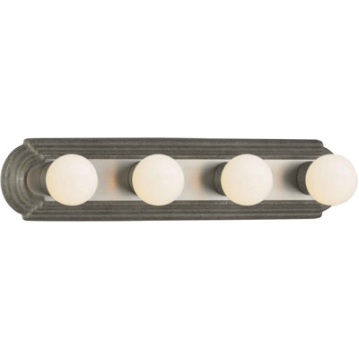 Forte Lighting Four Light Bath Vanity Strip