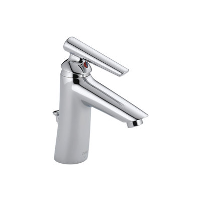 Delta Rhythm Single Hole Bathroom Sink Faucet with Single Lever Handle