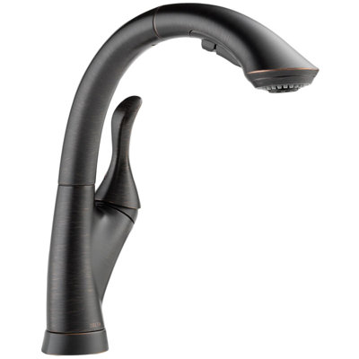 Delta Linden Single Handle Single Hole Centerset Kitchen Faucet