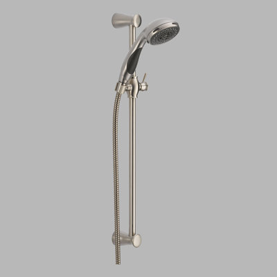 Delta Slide Bar Hand Shower Valve Curved Handle