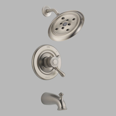 Delta H2Okinetic Leland Diverter Tub and Shower Faucet Trim