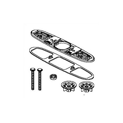 Delta Bolts, Gasket, Base Plate and Locknuts Kitchen Faucet