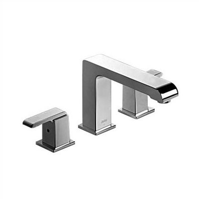 Delta Arzo Double Handle Deck Mount Non-Diverter Roman Tub Faucet