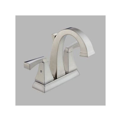 Delta Dryden Centerset Bathroom Sink Faucet with Double Lever Handles