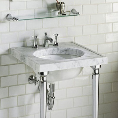 Kathryn Marble Console Bathroom Sink Set | Wayfair