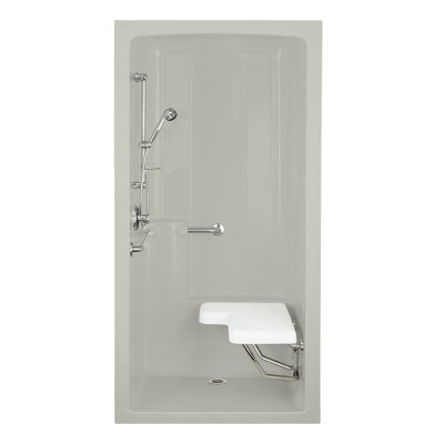 Kohler Freewill One-Piece Barrier-Free Transfer Commercial Shower Stall