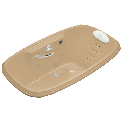 Kohler Portrait 67" x 42" Drop-in Whirlpool with Massage Experience and Left-Hand Pump