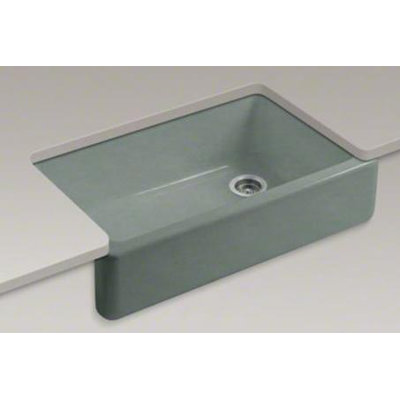 Kohler Whitehaven Self-Trimming 35.69" x 21.56" x 9.63" Under-Mount Single-Bowl Sink with Tall Apron