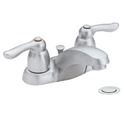 Moen Chateau Centerset Bathroom Faucet with Cold and Hot Handles
