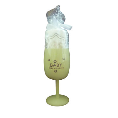 Baby Champagne Keepsake Stainless Steel Goblet and Bodysuit