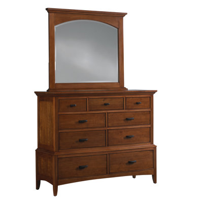 Modern Shaker 9 Drawer Media Dresser by Cresent Furniture -image