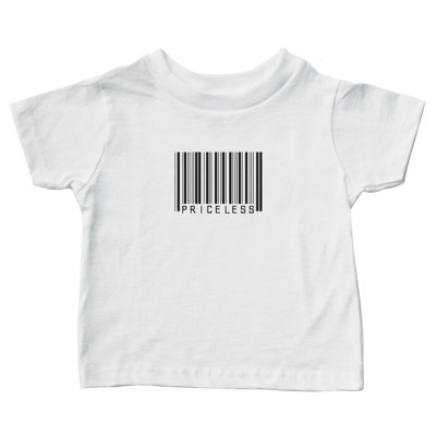 Redsnapper Priceless Baby Bodysuit in White