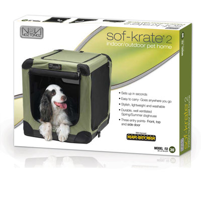 Noz2Noz 30" Green Pet Model N2 Sof-Krate