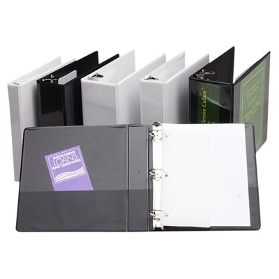 Sparco Products Slant Ring View Binder, 5" Capacity, 8-1/2"x11"