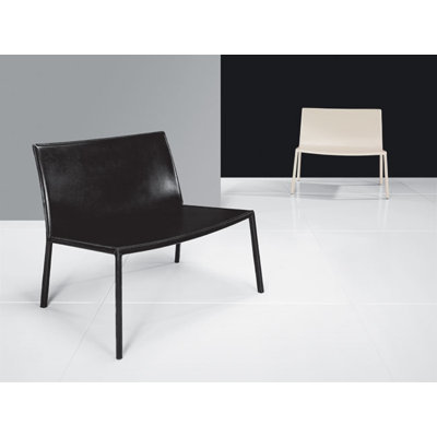 Luxo by Modloft Sanctuary Leather Arm Chair