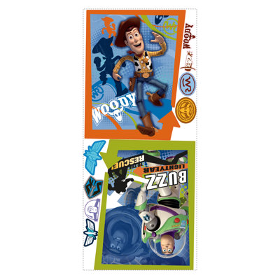 Room Mates Licensed Designs Buzz and Woody Peel and Stick Giant Poster