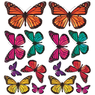Room Mates Butterfly 3-D Wall Decals&nbsp;&nbsp;&nbsp;&nbsp;  &nbsp;&nbsp;&nbsp;&nbsp;