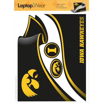 Room Mates University of Iowa Peel and Stick Laptop Wear