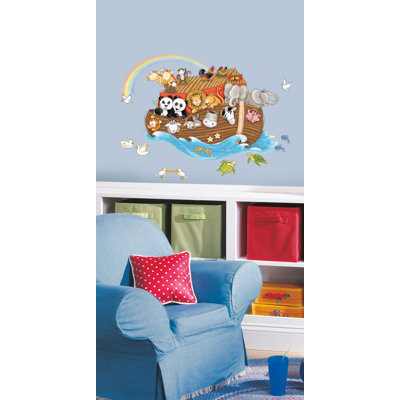 Room Mates Noah's Ark Peel and Stick Giant Wall Decals