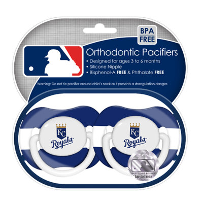 Baby Fanatic MLB 2 Pack Baby Pacifiers