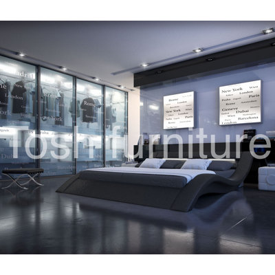 Modern Nerius Platform Bed by TOSH Furniture -image