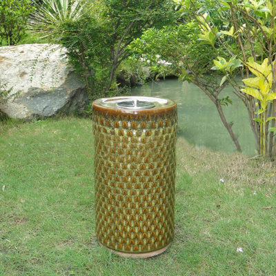 Smart Solar 13" Apollo Ceramic Garden Torch