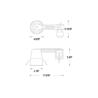 WAC Lighting Low Voltage Remodeling Housing/Magnetic Transformer