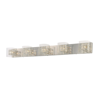 George Kovacs Jewel Box 5 Light Bath Vanity Light amp; Reviews  Wayfair