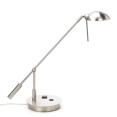 George Kovacs by Minka George's Reading Room Table Lamp with Metal Shade