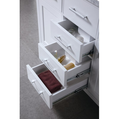 Design Element London 48" Single Bathroom Vanity with Opitonal Four Drawer Cabinet