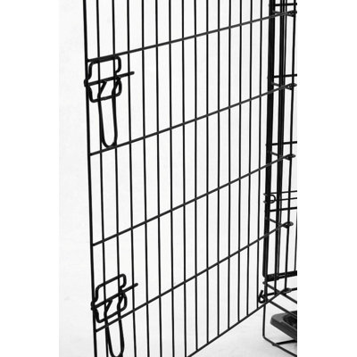 Aosom LLC Double Door Wire Dog Crate