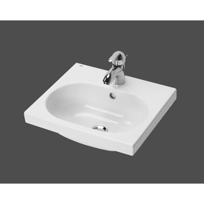 Bissonnet Universal Minimal 20.5" Bathroom Vanity Set in Espresso Brown