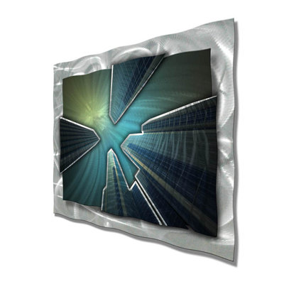 All My Walls Urban Heights Contemporary Wall Art - 37.5" x 29.5"