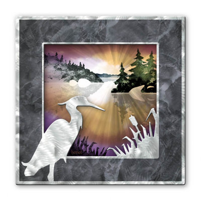 All My Walls Metallic Herring Wall Decor
