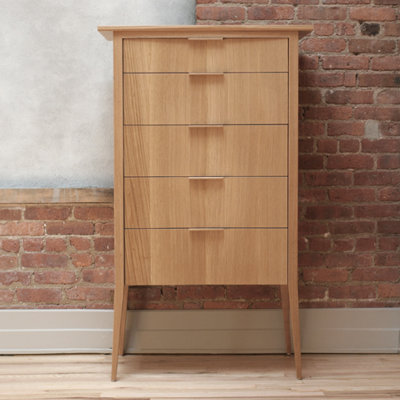 Rift 5 Drawer High Dresser by Semigood Design -image