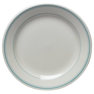 Homer Laughlin Diner Banded 9" Luncheon Plate