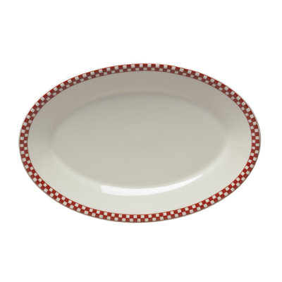 Homer Laughlin Diner Check 13.65" Oval Platter