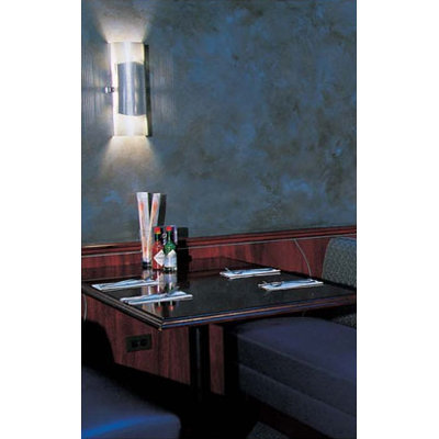 LBL Lighting Presidio 226Q 120V Two Light Wall Sconce in Stainless Steel