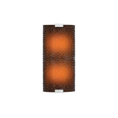 LBL Lighting Omni 277V Medium One Light Outdoor Wall Sconce with Metal Meta in Silver